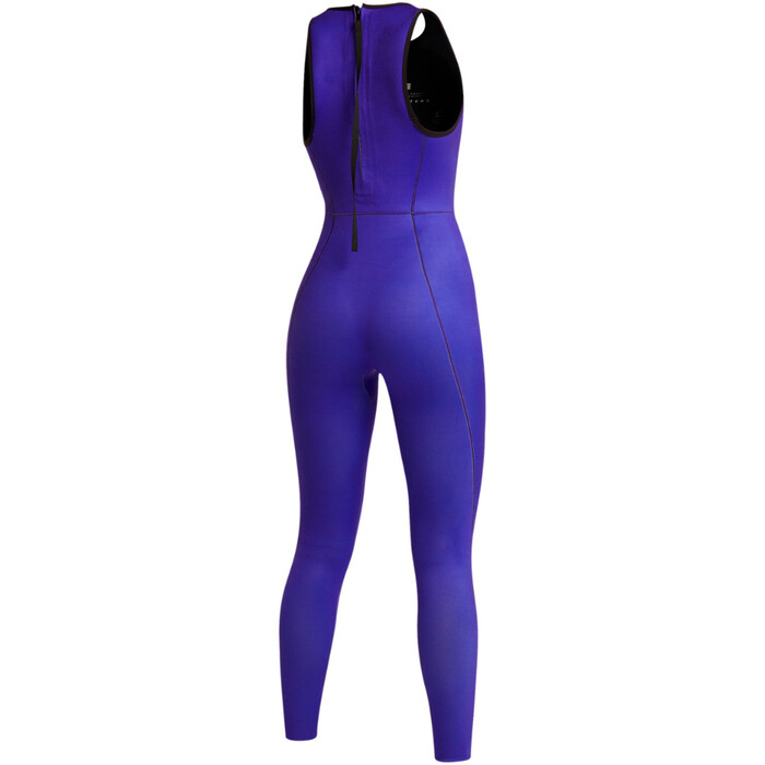 2024 Mystic Mujer Lunar 2mm Back Zip Long Jane Neopreno 35000.240211 - Purple